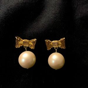 Kate Spade Pearl Bow Earrings